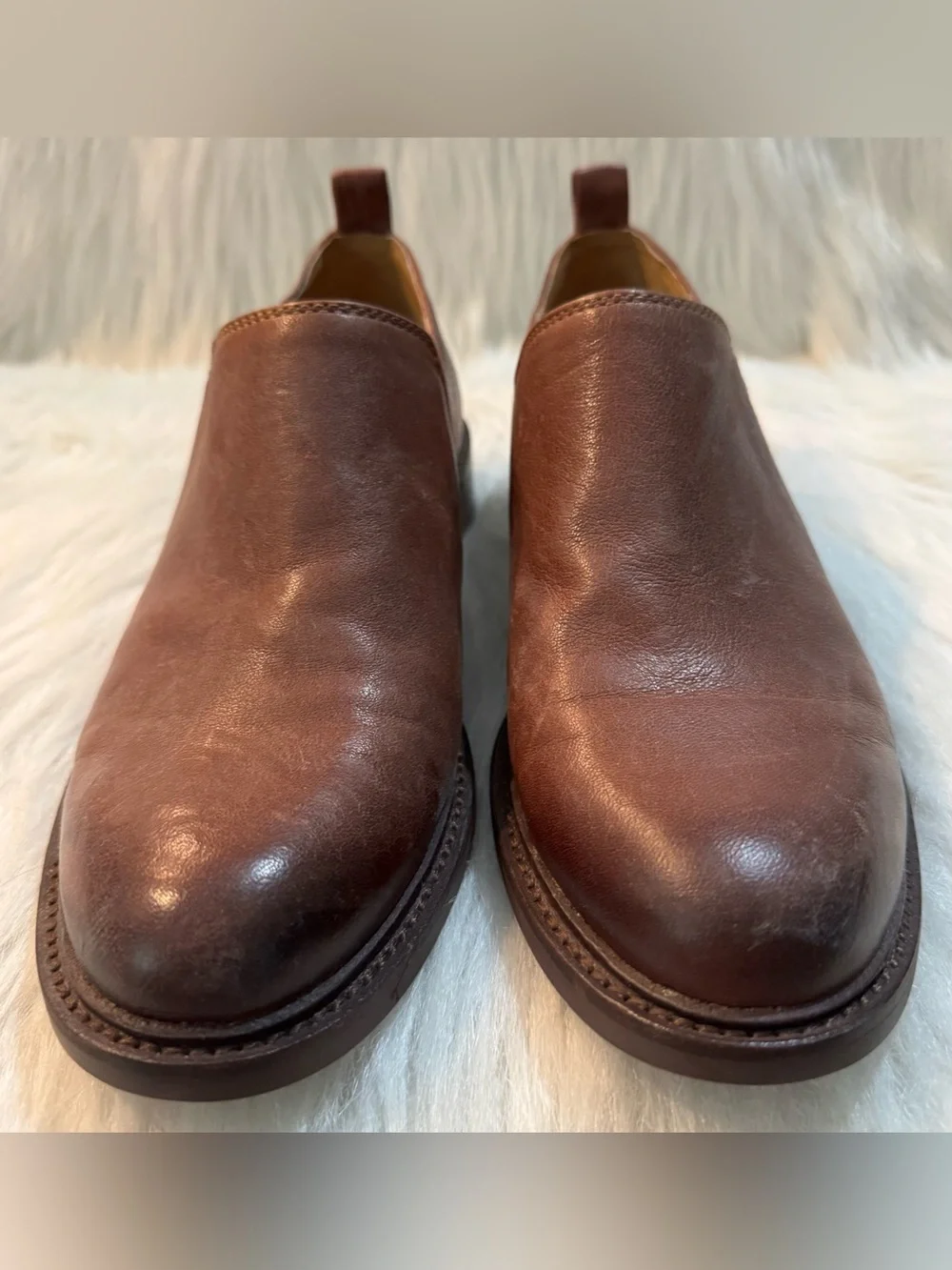 Sofft Naisbury II Slip-On Bootie Italian Leather Brown VERY COMFORTABLE SZ 8 NIB